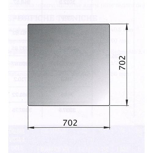 GLASS BASE FOR STOVES 700X700 mm